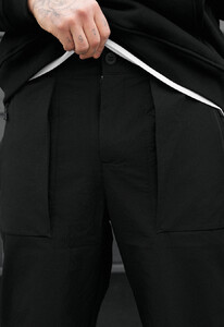 Фото - Однотонні чоловічі штани чінос Staff rit black - Men box