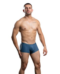 Фото - Однотонные трусы боксеры для мужчин от бренда Andrew Christian - Men box