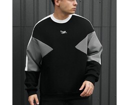 Фото - Монохромний оверсайз світшот Staff ba logo oversize fleece - Men box