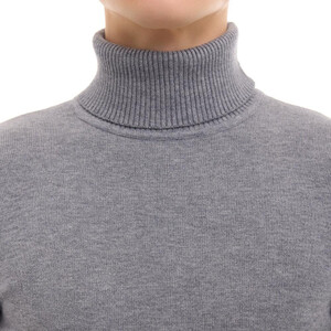 Фото - Базовий гольф для чоловіків Pobedov Neck сірого кольору - Men box