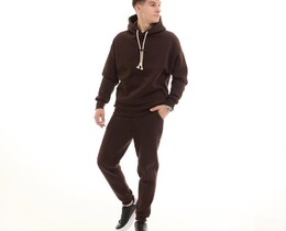 Фото - Зимовий костюм від Pobedov Space шоколадного кольору - Men box