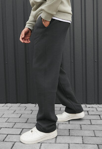 Фото - Темно-сірі спортивки Staff jot dark gray fleece - Men box