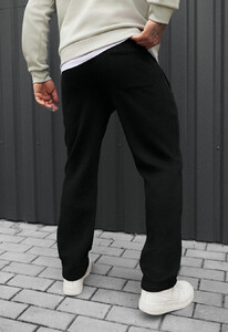 Фото - Зимові спортивні штани Staff lak black fleece - Men box