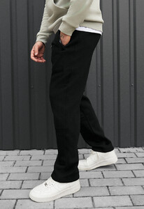 Фото - Зимові спортивні штани Staff lak black fleece - Men box