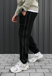 Фото - Молодіжні спортивні штани Staff al black reflective fleece - Men box