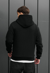 Фото - Зимнее худи с вышитым лого Staff black logo fleece - Men box