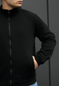 Фото - Утеплена чоловіча олімпійка Staff ra black fleece - Men box