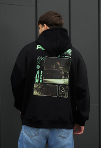 Фото - Зимнее мужское худи Staff gt3 oversize fleece - Men box