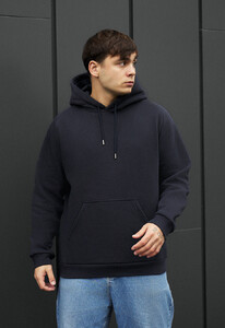 Фото - Базовое темно-синее худи Staff navy fleece - Men box