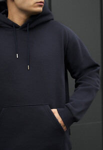 Фото - Базовое темно-синее худи Staff navy fleece - Men box