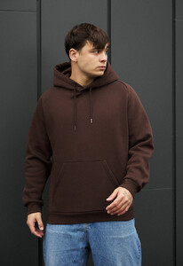Фото - Універсальне зимове худі Staff brown fleece - Men box