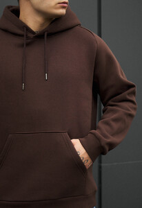 Фото - Універсальне зимове худі Staff brown fleece - Men box