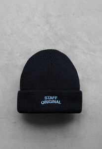 Фото - Молодіжна зимова шапка Staff b12 navy logo - Men box