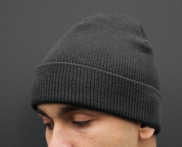 Фото - Повседневная шапка для мужчин Staff 14 dark gray - Men box