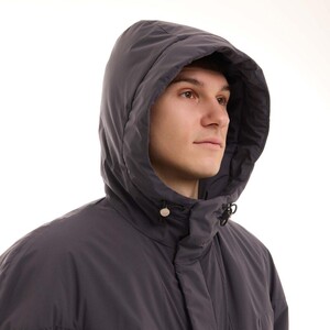 Фото - Демисезонная куртка Pobedov Pulse темно-серого цвета - Men box