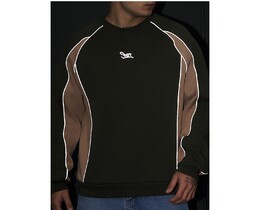 Фото - Оверсайз свитшот Staff lur khaki & beige reflective oversize fleece - Men box