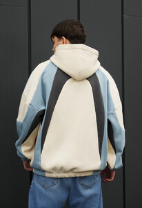 Фото - Триколірне зимове худі Staff mix 2 oversize fleece - Men box