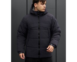 Фото - Мужская темно-синяя зимняя куртка Staff hyke navy - Men box