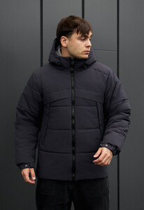 Фото - Мужская темно-синяя зимняя куртка Staff hyke navy - Men box