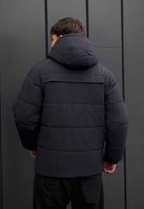 Фото - Мужская темно-синяя зимняя куртка Staff hyke navy - Men box