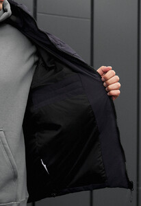 Фото - Мужская темно-синяя зимняя куртка Staff hyke navy - Men box