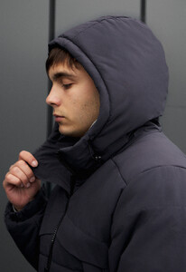 Фото - Мужская темно-синяя зимняя куртка Staff hyke navy - Men box