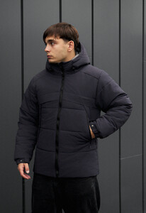 Фото - Мужская темно-синяя зимняя куртка Staff hyke navy - Men box