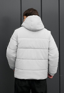 Фото - Светло-серая зимняя куртка Staff ri light gray - Men box