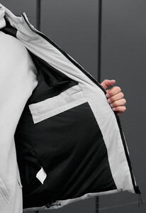 Фото - Светло-серая зимняя куртка Staff ri light gray - Men box