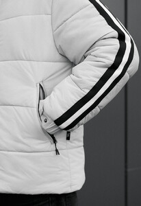 Фото - Светло-серая зимняя куртка Staff ri light gray - Men box