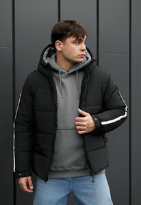 Фото - Мужская зимняя куртка Staff ri black - Men box