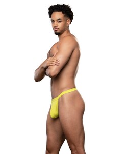 Фото - Яскраві чоловічі стрінги жовтого кольору від Andrew Christian - Men box
