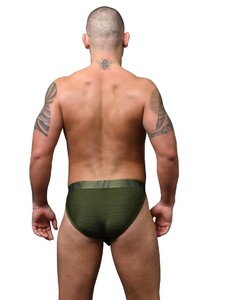 Фото - Чоловічі труси танга від бренду Andrew Christian Military Brief - Men box