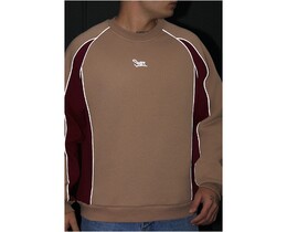 Фото - Утепленный свитшот Staff lur beige & bordo reflective oversize fleece - Men box