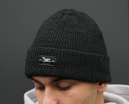 Фото - Шапка в цвете графит Staff 20 graphite - Men box