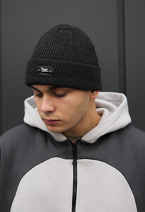 Фото - Шапка в цвете графит Staff 20 graphite - Men box