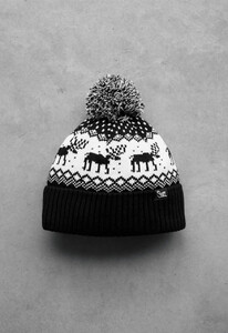 Фото - Шапка з принтом Staff white & black pattern pompon - Men box