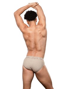 Фото - Повсякденні труси бріфи Essential Rib Brief від бренду Andrew Christian - Men box