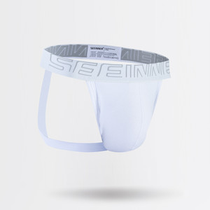 Фото - Мужские хлопковые джоки бренда Seeinner белого цвета - Men box