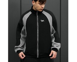 Фото - Оверсайз олимпийка Staff mi gray & black reflective oversize fleece - Men box