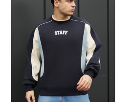 Фото - Оверсайз світшот Staff logo reflective oversize fleece - Men box