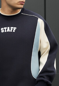 Фото - Оверсайз світшот Staff logo reflective oversize fleece - Men box