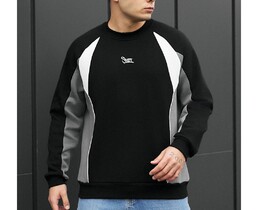 Фото - Зимовий чоловічий світшот Staff val logo reflective oversize fleece - Men box