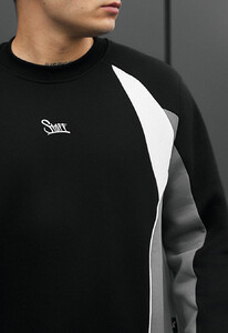 Фото - Зимовий чоловічий світшот Staff val logo reflective oversize fleece - Men box