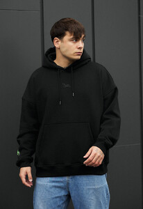 Фото - Зимнее оверсайз худи Staff stars & logo oversize fleece - Men box