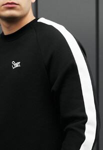 Фото - Утеплений чоловічий світшот Staff black line logo fleece - Men box