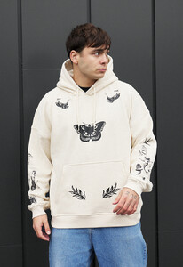 Фото - Утепленное оверсайз худи Staff butterfly oversize fleece - Men box