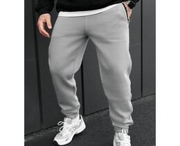 Фото - Спортивки світло-сірого кольору Staff nib light gray fleece - Men box