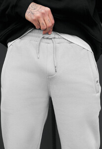 Фото - Зимові спортивні штани Staff lak light gray fleece - Men box