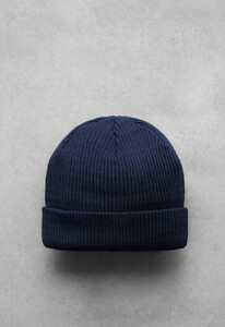 Фото - Шапка бини темно-синего цвета Staff 3 navy - Men box